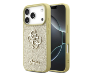 Guess Fixed Glitter Big 4G do iPhone 17 Pro złoty - 1365532 - zdjęcie 1